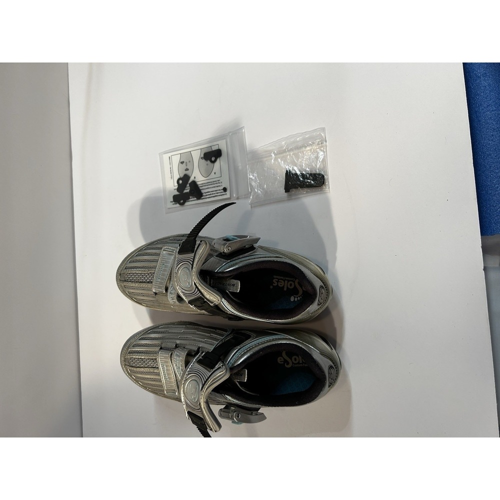 Bontrager RXL Road Cycling Shoes Silver Carbon Clipless EU 38.5 US 7.5 - Picture 5 of 7